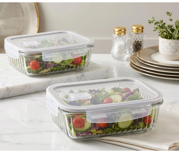 Altom Fresh Relief pojemnik z pok. prostokątny 1l 20x15x7cm taupe - 1580553 - zdjęcie 6